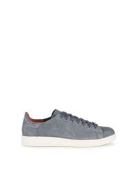 adidas Originals Stan Smith Grey Nubuck Trainers in Gray for Men - Lyst