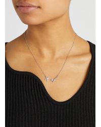 Kate Spade Metallic Star Cluster Silver-plated Necklace