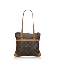 Louis Vuitton Canvas Brown Shoulder Bag - Lyst