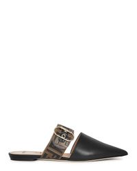 fendi flat mules