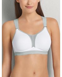 Anita White Dynamixstar Racerback Sports Bra