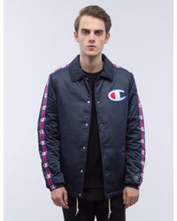 champion side stripe track jacket