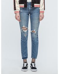 levi's 501 skinny in old hangouts