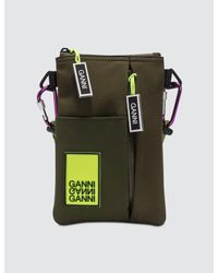 Ganni Green Azalea Bags