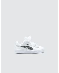 puma basket heart bling infant