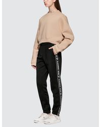 Alexander Wang Natural Heavy French Terry Wide Neck Sweatshirt
