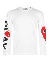 cdg play long sleeve