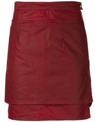 Eckhaus Latta - Multicolor Resin Coated Denim Skirt - Lyst