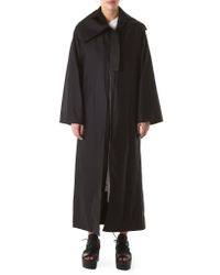 Phoebe English Black Structured 'smuggler's Coat'