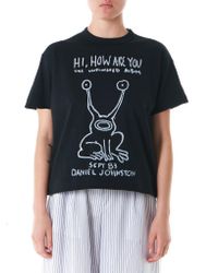 Sacai Black 'daniel Johnston' Tee