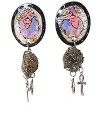 Claire Barrow - Multicolor Ornate Earrings - Lyst