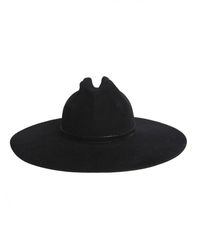 Gladys Tamez Millinery Black Lady Gaga Hat