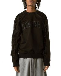 Juun.J | Black Paratrooper Crewneck Pullover for Men | Lyst