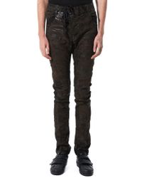Boris Bidjan Saberi - Black Waxed Denim Trousers for Men - Lyst
