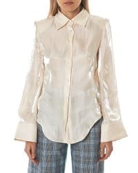 Mikio Sakabe Multicolor Metallic Satin Shirt