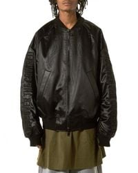 Juun.J | Black Oversized Bomber Jacket for Men | Lyst