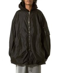 Juun.J | Black Hooded Parachute Jacket for Men | Lyst