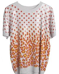 Sibling - Multicolor Sequined Short Sleeve Graphic Sweatshirt - Lyst