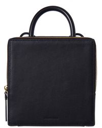 Building Block Blue Structural Box Bag