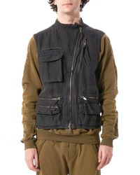 Haider Ackermann Multicolor Stonewashed Cotton Gilet for men