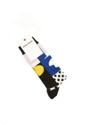 Henrik Vibskov Multicolor Graphic Printed Socks
