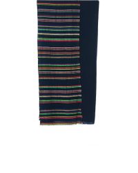 Péro Blue Multicolor Scarf for men