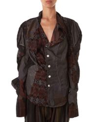 Vivienne Westwood Multicolor Graphic Cowled Button-down