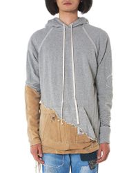 Greg Lauren - Gray 50/50 'carhartt' Pullover - Lyst