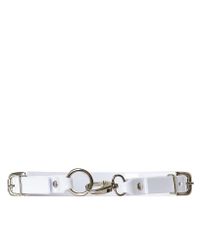Fleet Ilya White Belted Choker