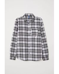h&m plaid shirts