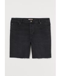 denim shorts h&m