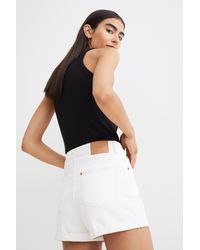 denim shorts h&m