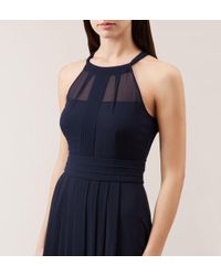 hobbs alexis maxi dress navy