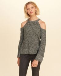 hollister cold shoulder sweater