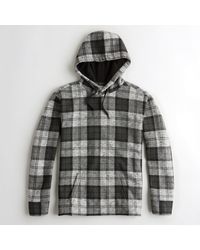 hollister checkered hoodie