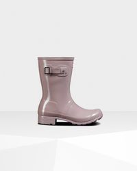 hunter foldable short rain boots