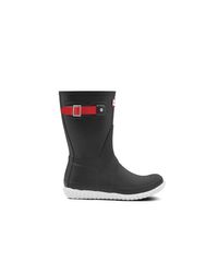 Botas De Agua Bajas Calendar Original HUNTER de Caucho de color Negro - Lyst