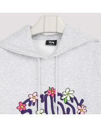 stussy hoodie floral