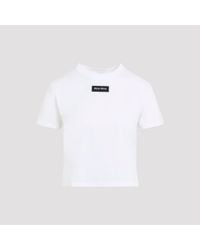 Miu Miu Sailor-collar T-shirt in White | Lyst UK