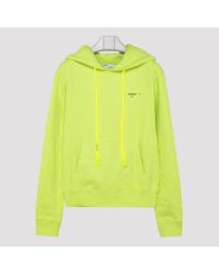 Fluo yellow hoodie Outlet