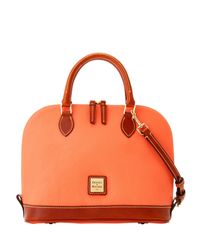 Dooney & Bourke Multicolor Pebble Grain Zip Zip Satchel