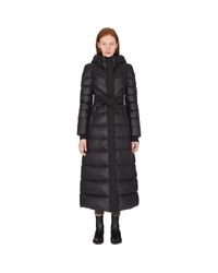 mackage black down coat