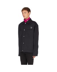 raf simons fred perry denim jacket