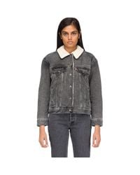 black denim jacket levis womens