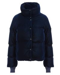 sophia velvet puffer