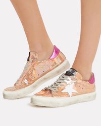 Mirror Rose Gold Sneakers | Lyst 
