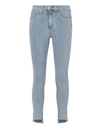 Rag & Bone Blue High-rise Ankle Skinny Jeans