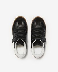 Isabel Marant Beth Leather Sneakers - Black