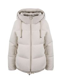 herno zipped padded jacket