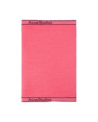 Acne Pink Acne Studios Scarf